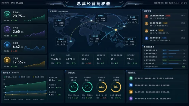 总裁经营驾驶舱模板预览